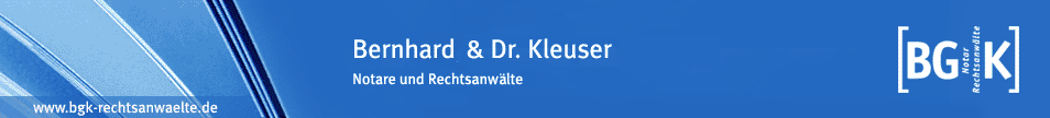 Bernhard & Dr. Kleuser BGK Rechtsanw�lte